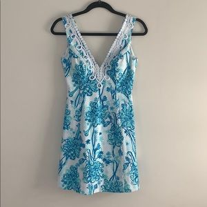 Blue and White Lilly Pulitzer “Brynn” Dress